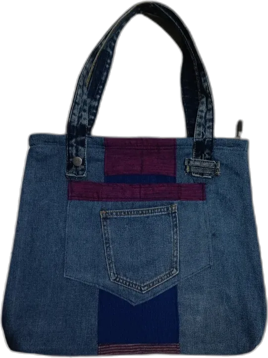Upcycled denim bag by Vero