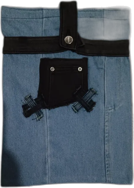 Upcycled denim bag by Vero