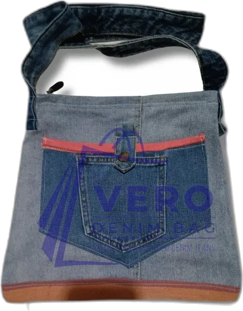 Upcycled denim bag by Vero