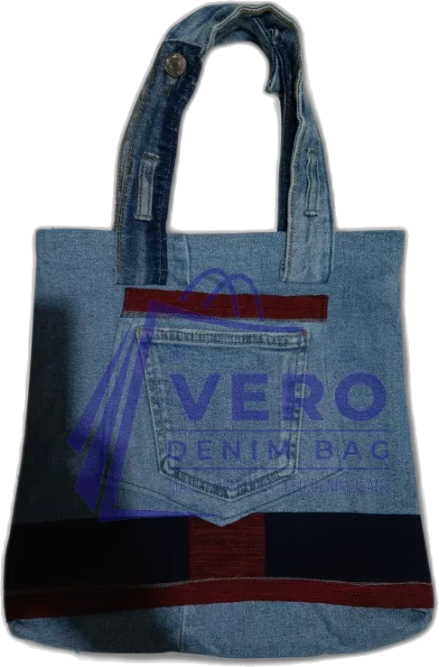 Upcycled denim bag by Vero