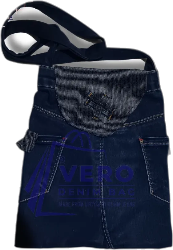 Upcycled denim bag by Vero