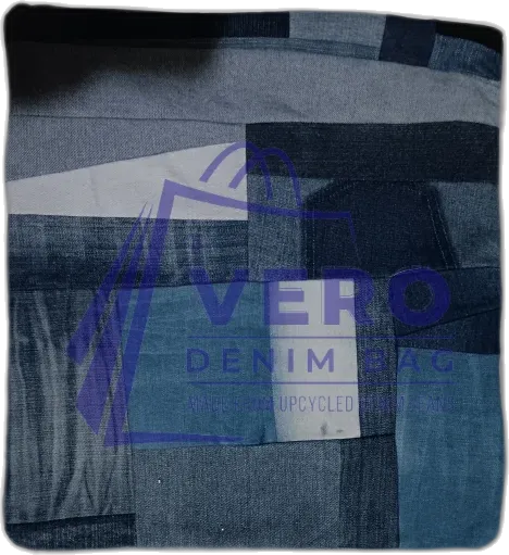 Upcycled denim bag by Vero
