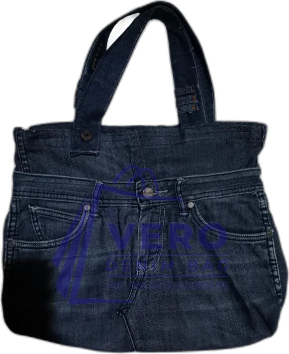 Upcycled denim bag by Vero
