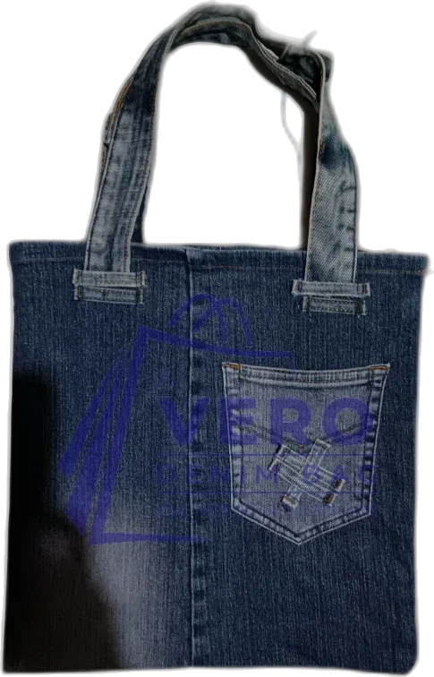 Upcycled denim bag by Vero