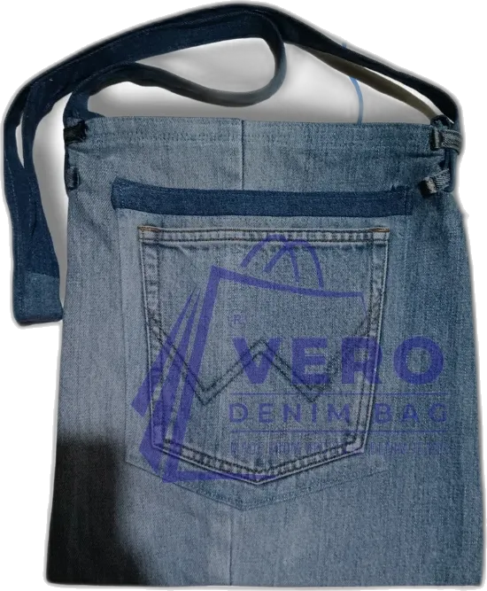 Upcycled denim bag by Vero