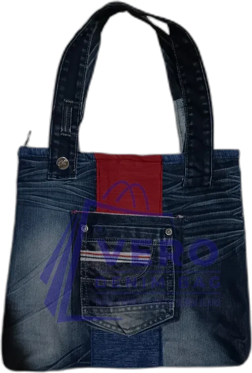 Upcycled denim bag by Vero