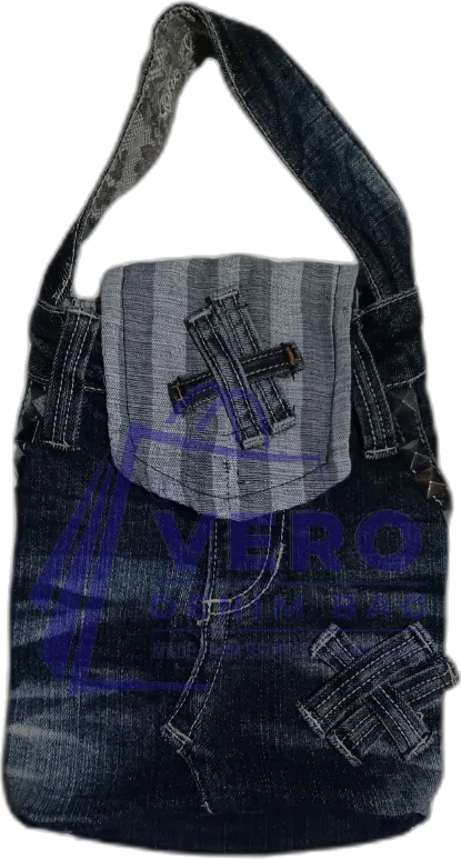 Upcycled denim bag by Vero