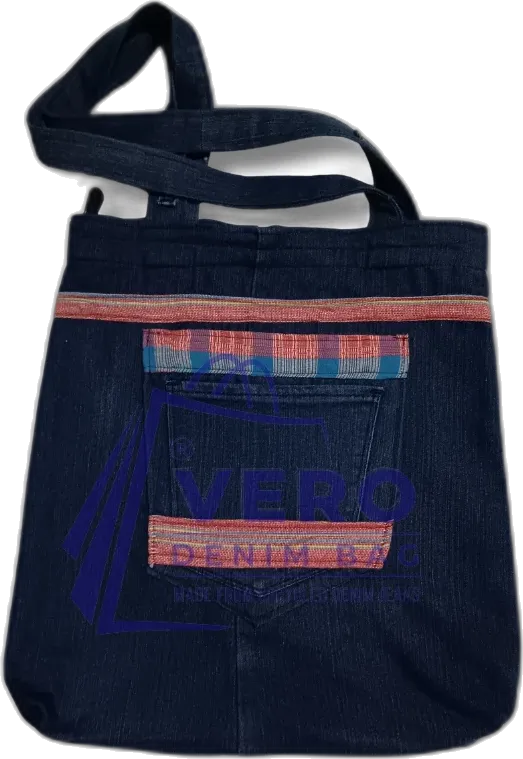 Upcycled denim bag by Vero