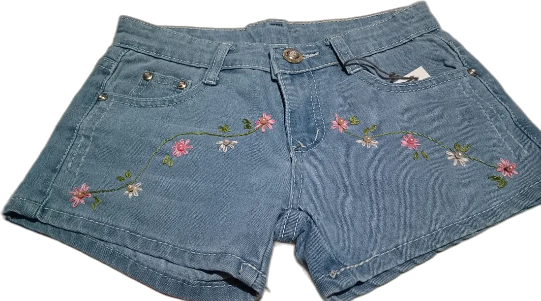 Upcycled denim shorts by Vero