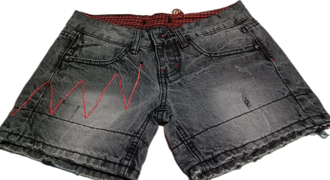 Upcycled denim shorts by Vero